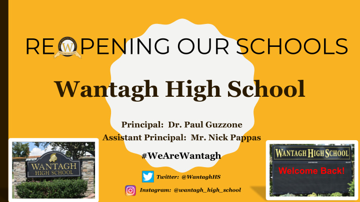 re pening our schools wantagh high school