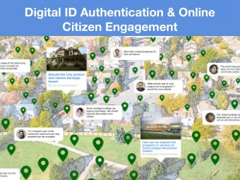 Digital ID Authentication &amp; Online  Citizen Engagement  About PlaceSpeak  Our Mission:  To