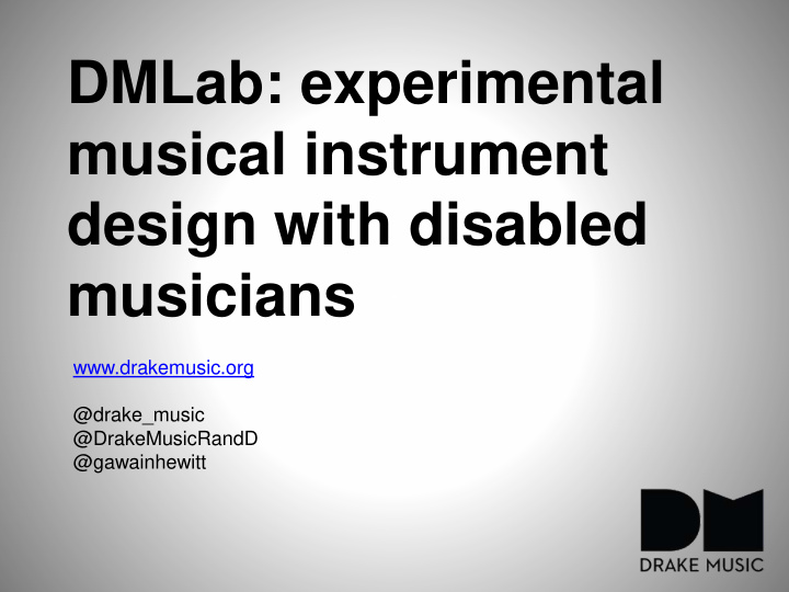 musical instrument design with disabled