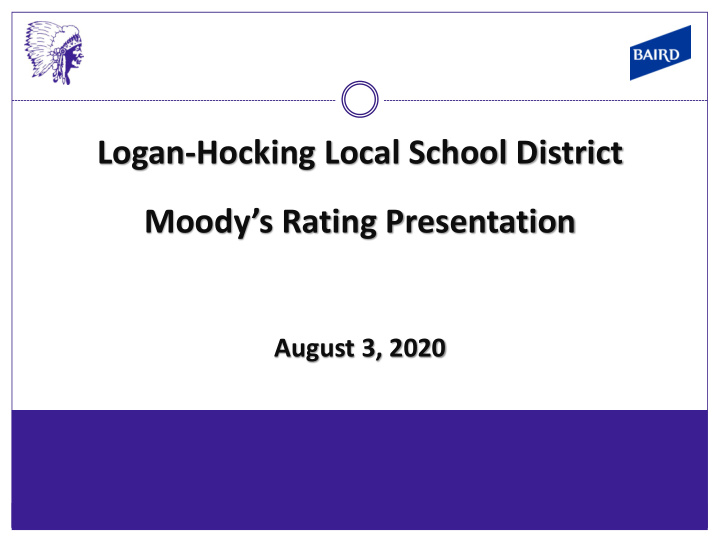 logan hocking local school district moody s rating