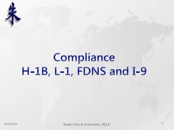 43  03/10/2015 H ARRY G EE &amp; A SSOCIATES , PLLC T HE HE H-1B 1B  S PE ALTY O CCU  PECI  CIAL