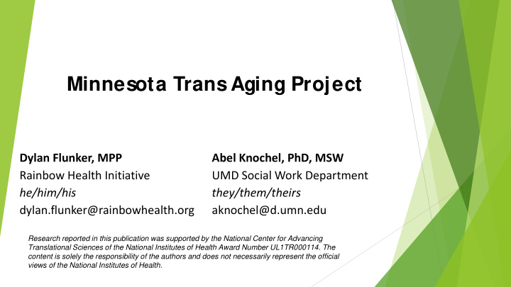 minnesota trans aging project dylan flunker mpp abel