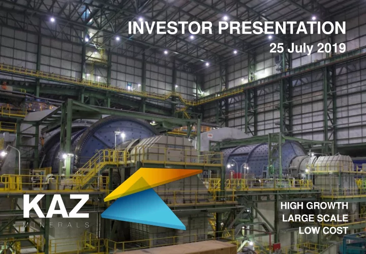 investor presentation
