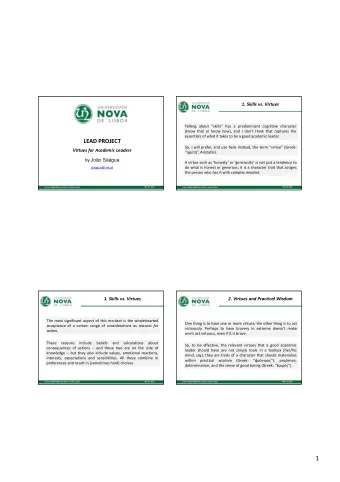 1  3. What Virtues Should a Leader Have?  3. What Virtues Should a Leader Have?  It is clear that