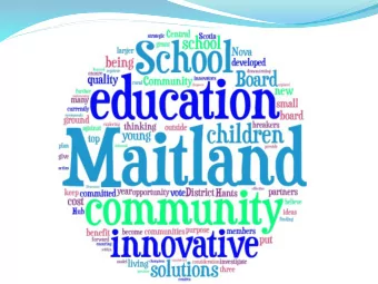 Community Hub Association  Mitigation #1  Staffing model appropriate for small rural school: