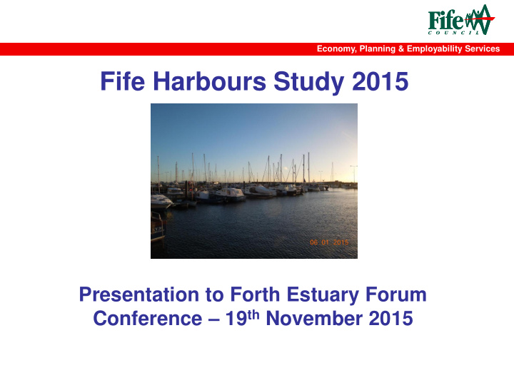 fife harbours study 2015