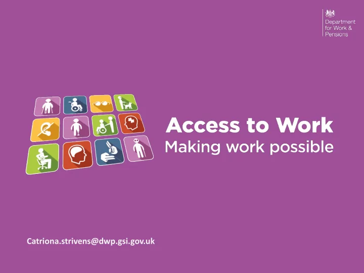 catriona strivens dwp gsi gov uk