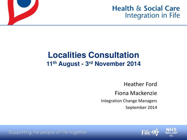 localities consultation