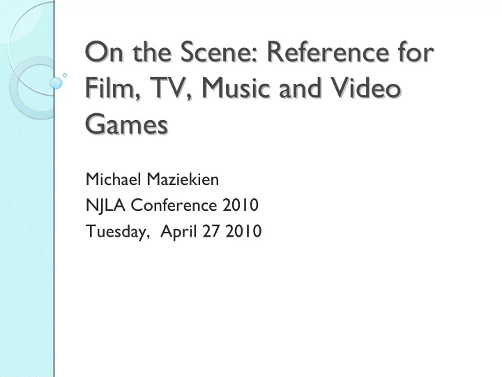 on the scene reference for on the scene reference for