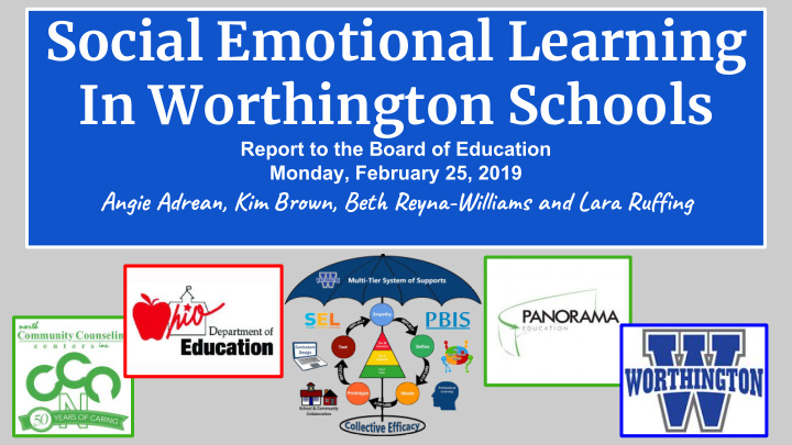 social emotional learning in worthington schools