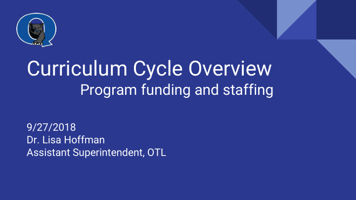curriculum cycle overview