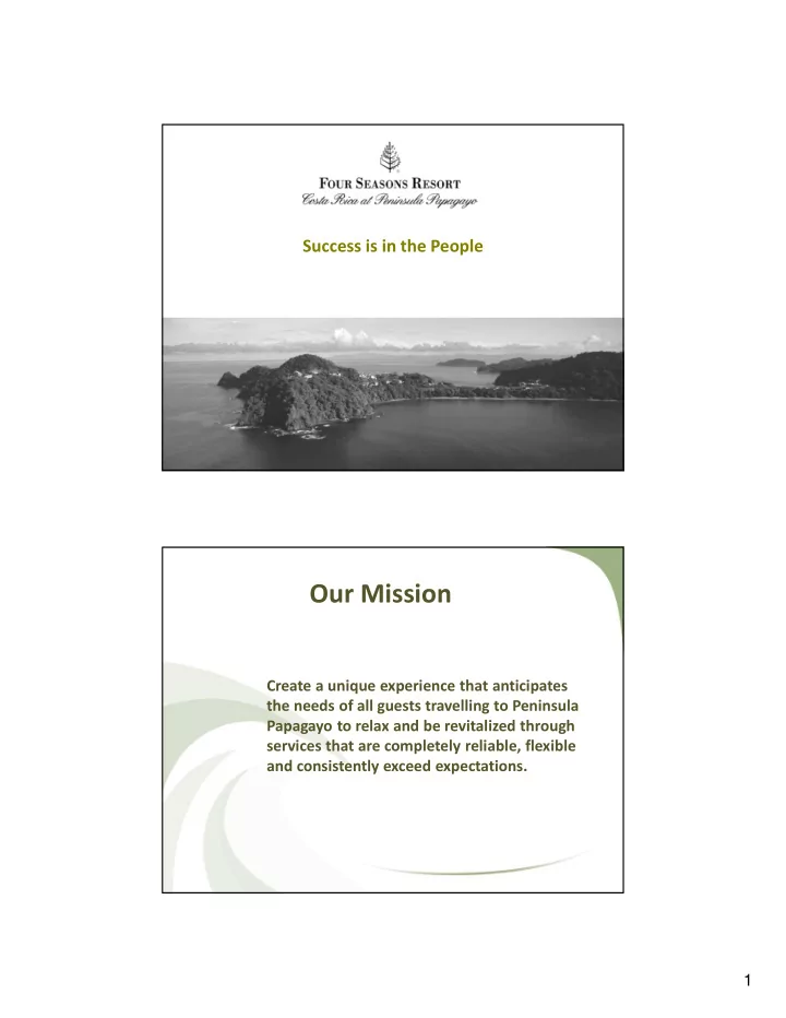 our mission