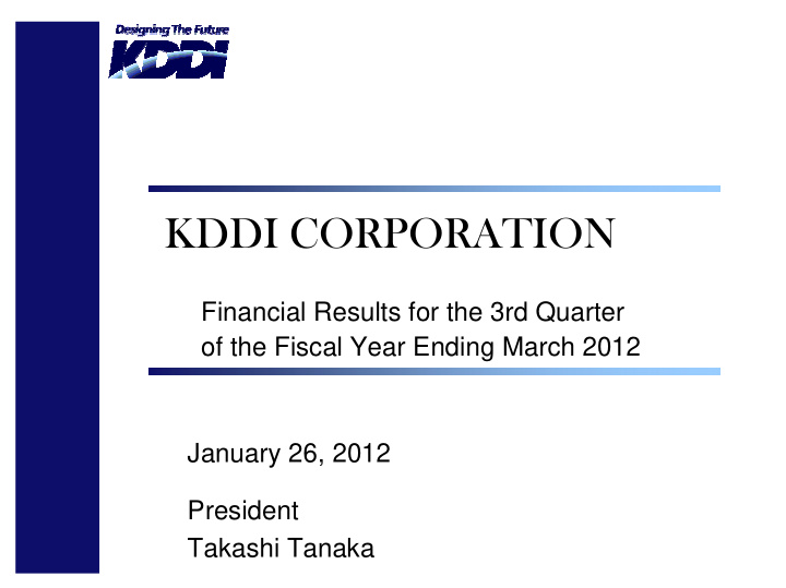 kddi corporation