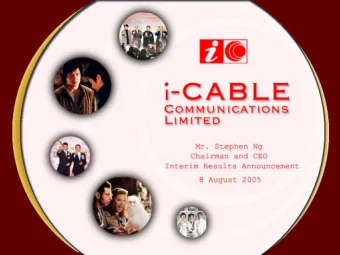 Consolidated Results  Consolidated Results  ( HK$ M)  1 H0 5  1 H0 4  %  chg.  Turnover  1,223