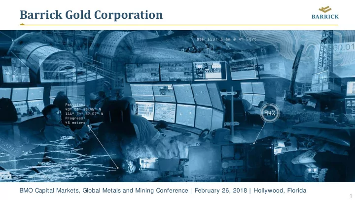 barrick gold corporation