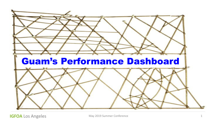 guam s performance dashboard