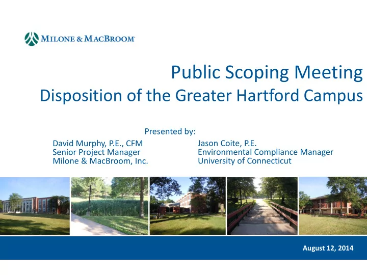public scoping meeting