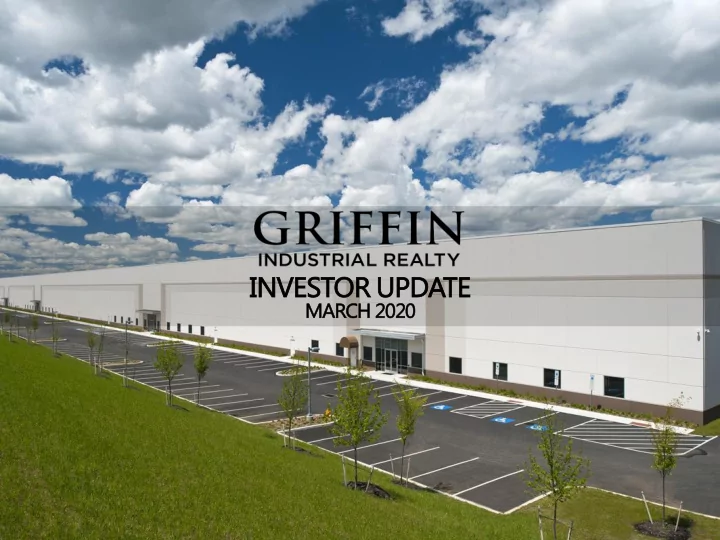 investor update