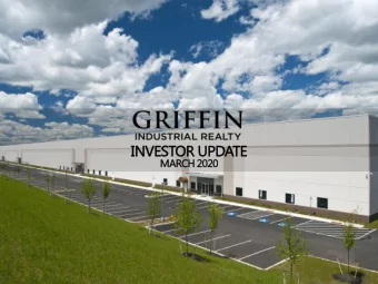 INVESTOR UPDATE  MARCH 2020  Forward-Looking Statements This presentation (the Presentation)