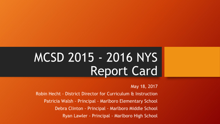 mcsd 2015 2016 nys report card
