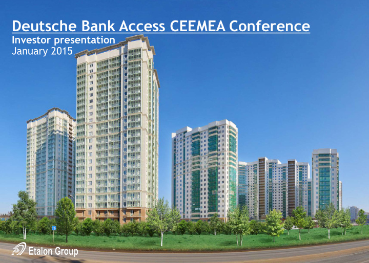 deutsche bank access ceemea conference