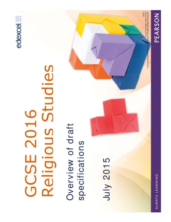 Overview of draft  specifications  July 2015  Agenda    Introducing the reforms to GCSE (9-1)