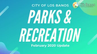 PARKS &amp;  RECREATION  February 2020 Update  MEASURE H IMPACT  TRANSFORMING PARKS &amp; REC.