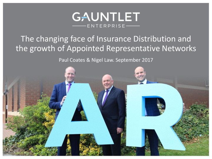 the changing face of insurance distribution and