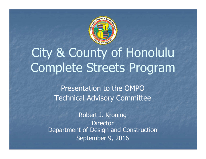 city county of honolulu complete streets program