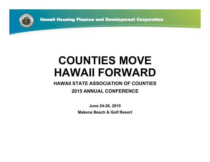 counties move hawaii forward