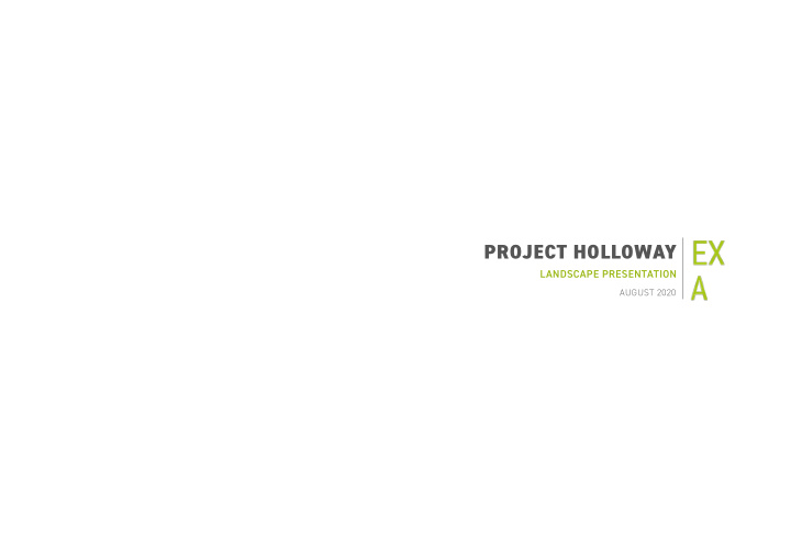 project holloway
