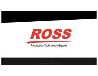 UHD &amp; HDR  Overview for SMPTE Montreal  Troy English  Jeff Moore  Chief Technology Officer