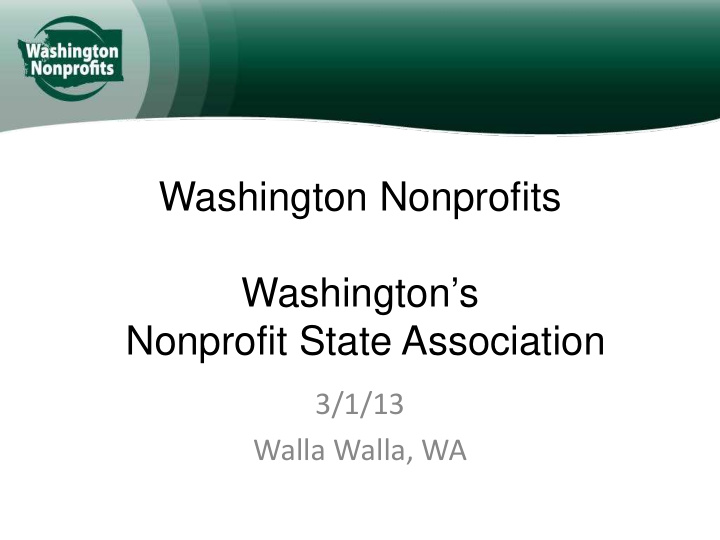 washington nonprofits washington s nonprofit state