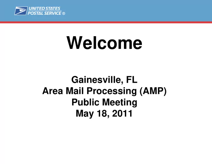 welcome