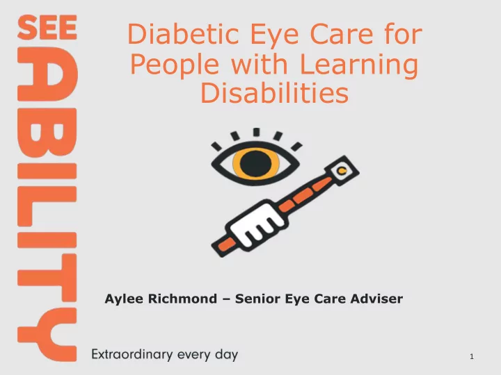 diabetic eye care for