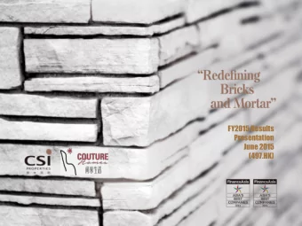 (497.HK)  Disclaimer The information contained in this presentation is provided by CSI Properties