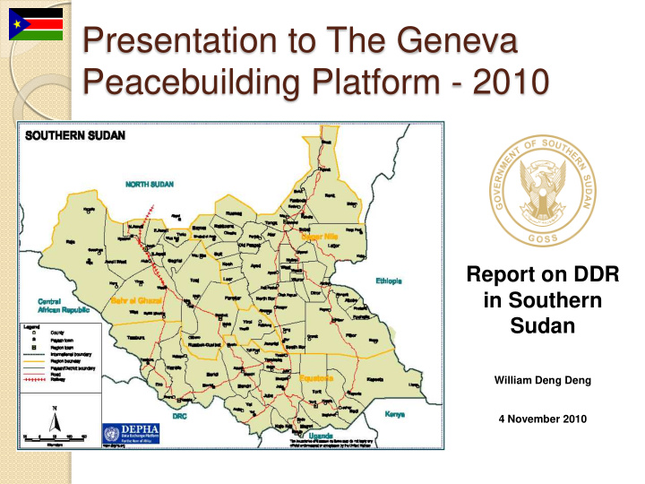 presentation to the geneva