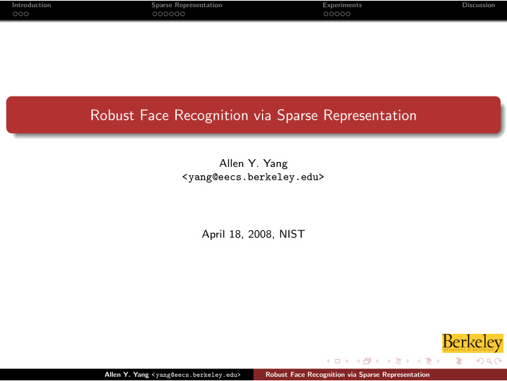 robust face recognition via sparse representation