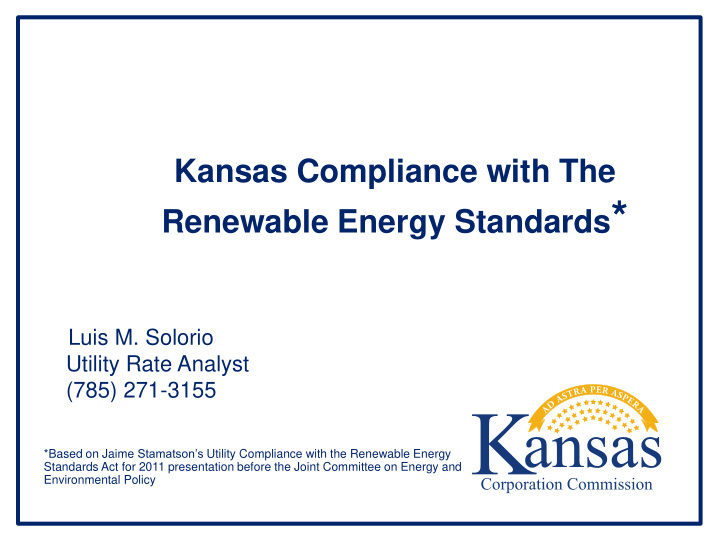 renewable energy standards