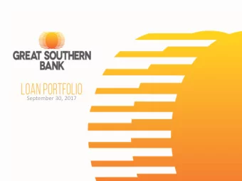 September 30, 2017  Portfolio Diversification  Legacy Loans  [in thousands]  $3,627,125  $3,579,552