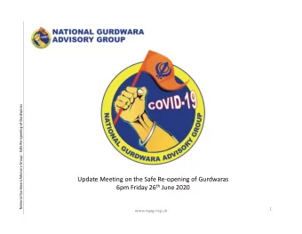 Background  Play Golf  Make a Difference National Gurdwara Advisory Group - Safe Re-opening of