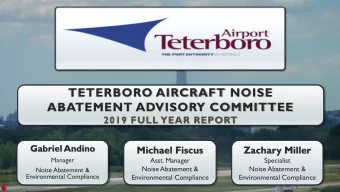 ABATEMENT ADVISORY COMMITTEE  2019 FULL YEAR REPORT  Gabriel Andino  Michael Fiscus  Zachary Miller