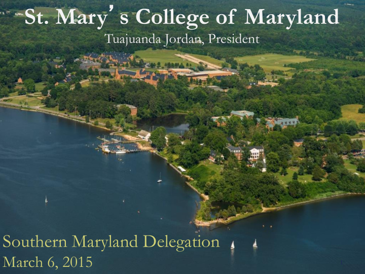 st mary s college of maryland