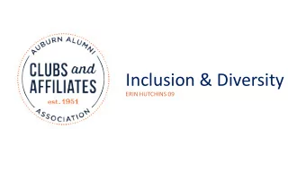 Inclusion &amp; Diversity  ERIN HUTCHINS 09  ALUMNI DATA  DIVERSE ALUMNI  African-American