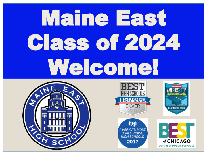 maine east class of 2024 welcome purpose of tonight s