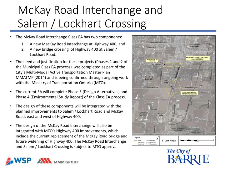 mckay road interchange and