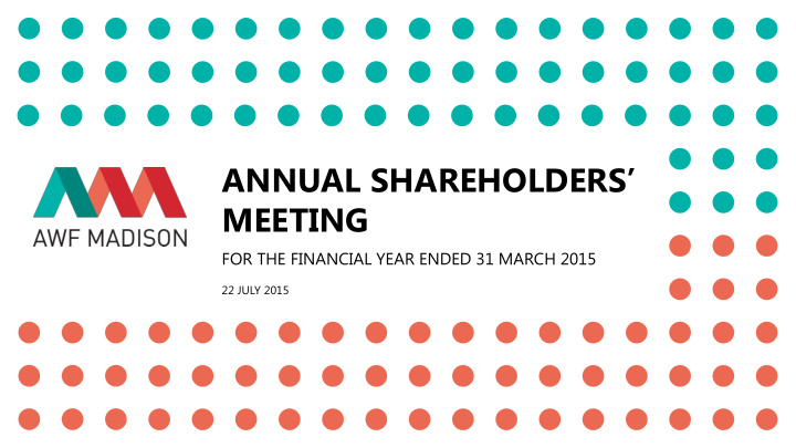 annual shareholders