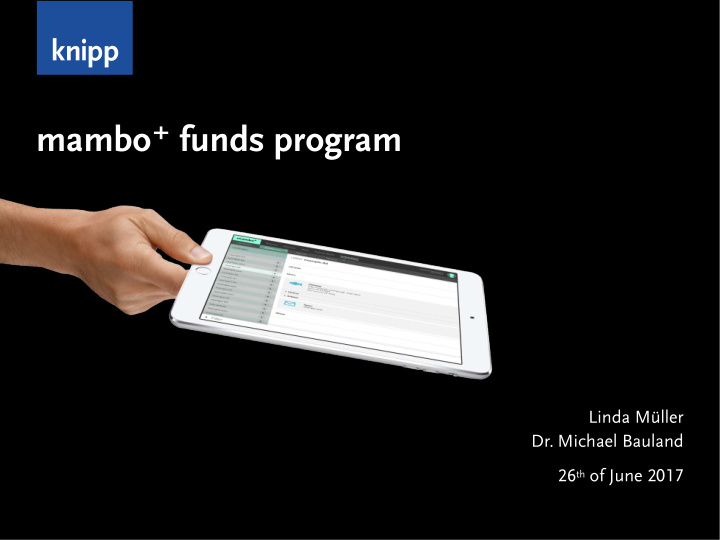 mambo funds program