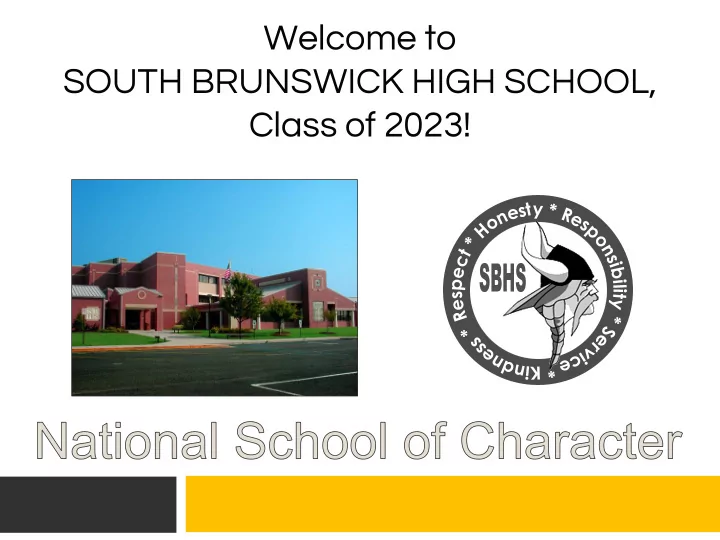 welcome to south brunswick high school class of 2023