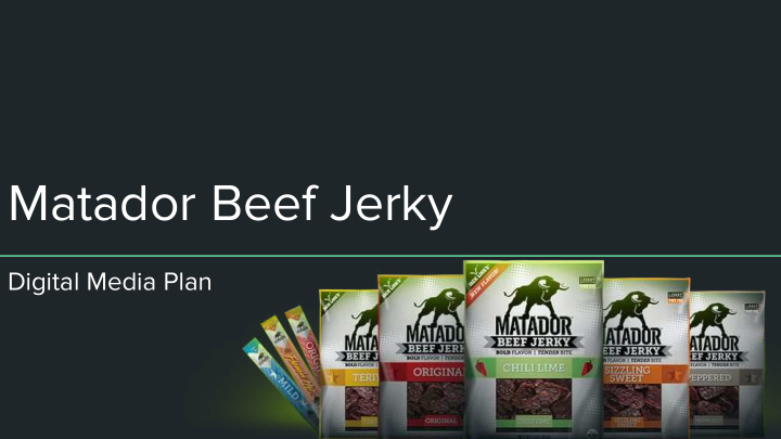 matador beef jerky